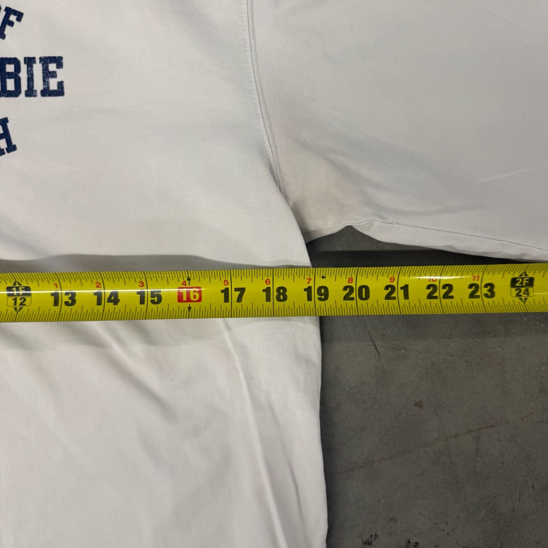 Abercrombie & Fitch Long Sleeve Graphic T-Shirt Size L White Cotton 8