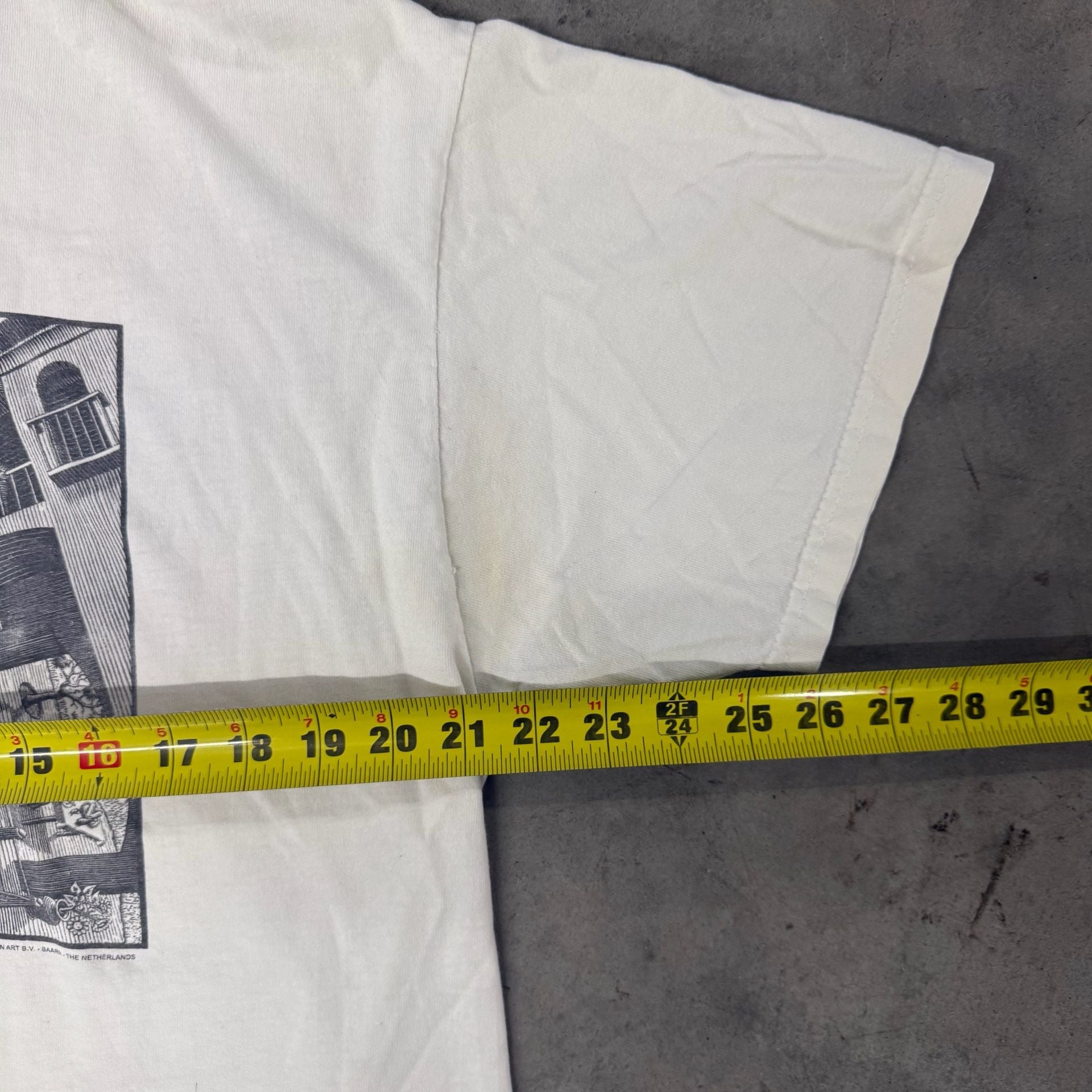 Westside Impressions M.C. Escher Relativity T-Shirt Size Large White 9