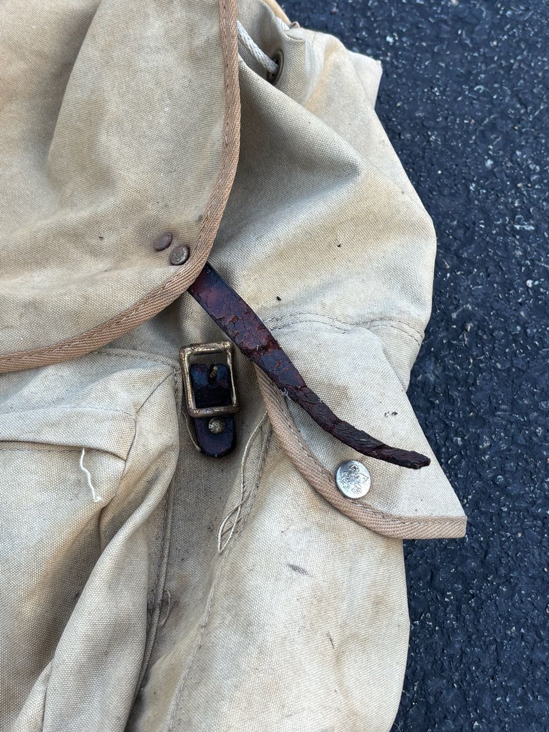 Boy Scouts of America Vintage Framed Canvas Hiking Backpack Rucksack 4