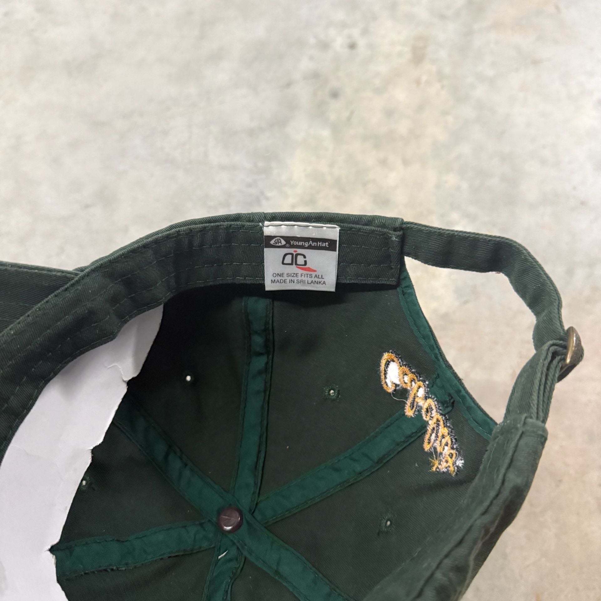 Cabela's 250 Hat One Size Fits All Green Cotton Adjustable Baseball Cap 4