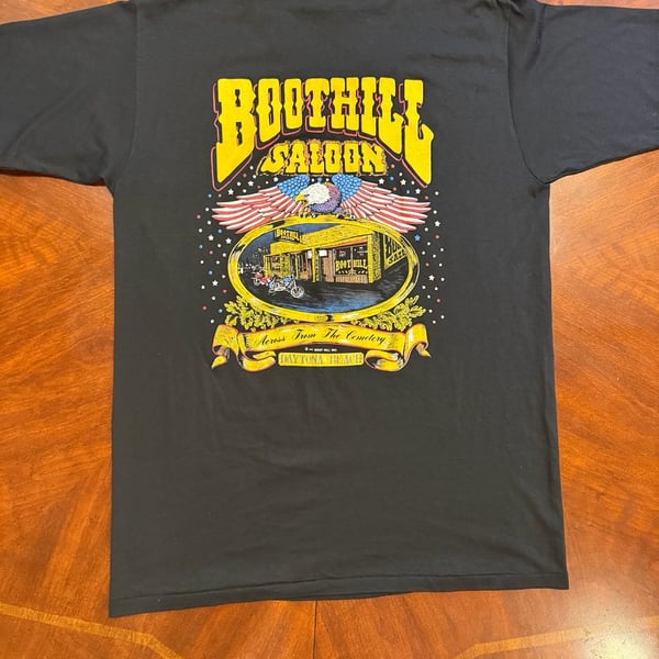 Boot Hill Inc. Boothill Saloon Daytona Beach T-Shirt Size 2XL Black
