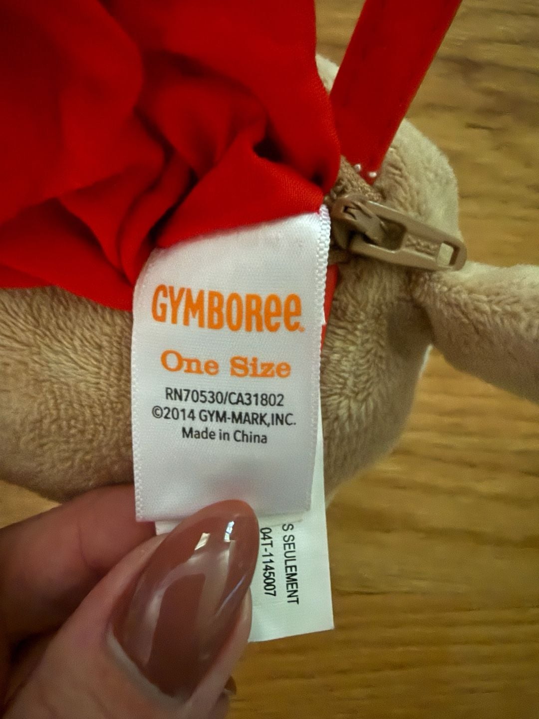 Gymboree Bulldog Plush Dog Purse Bag One Size Brown White 6