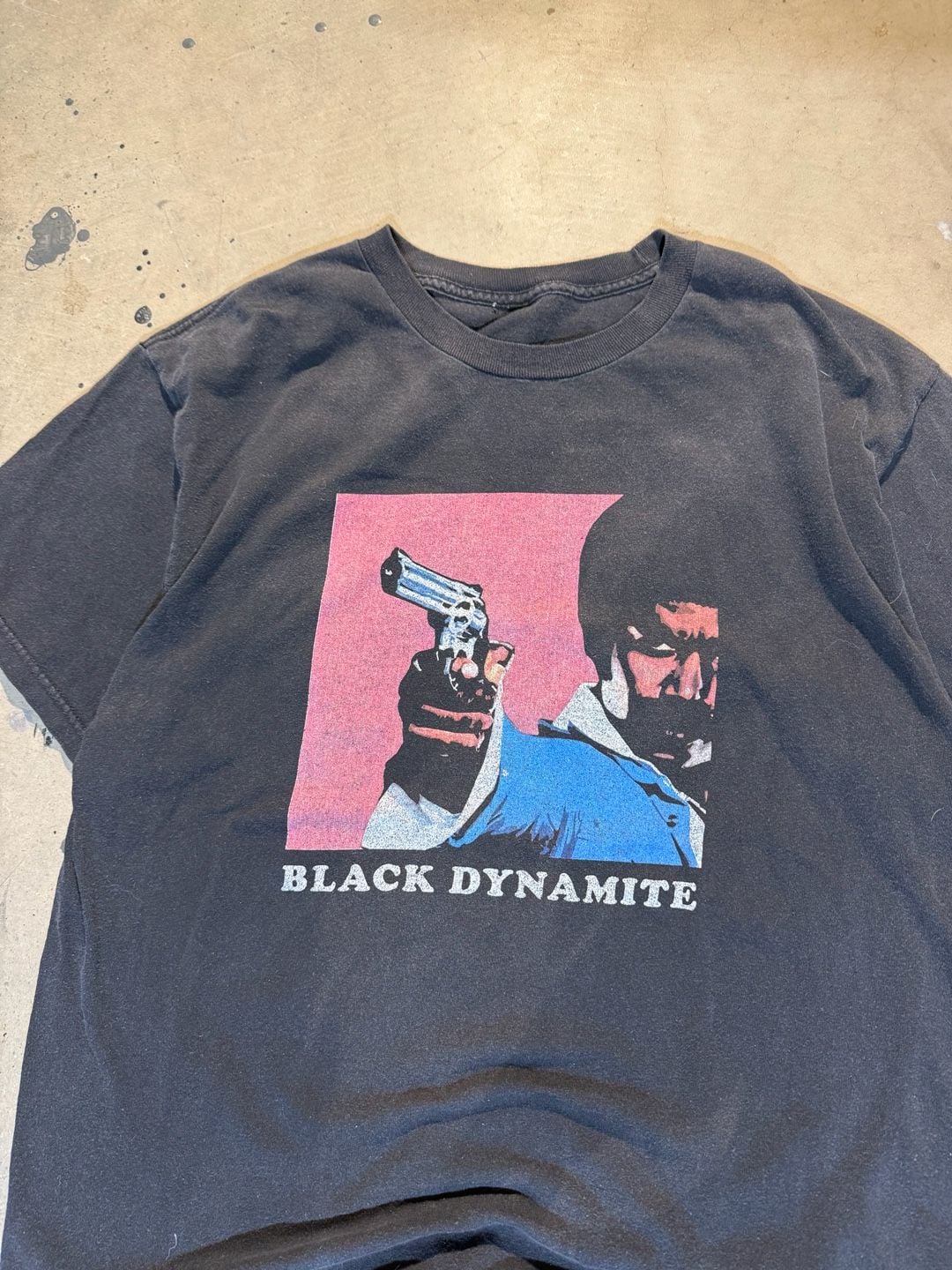 Black Dynamite Movie T-Shirt Black Size L Graphic Tee Blaxploitation 4