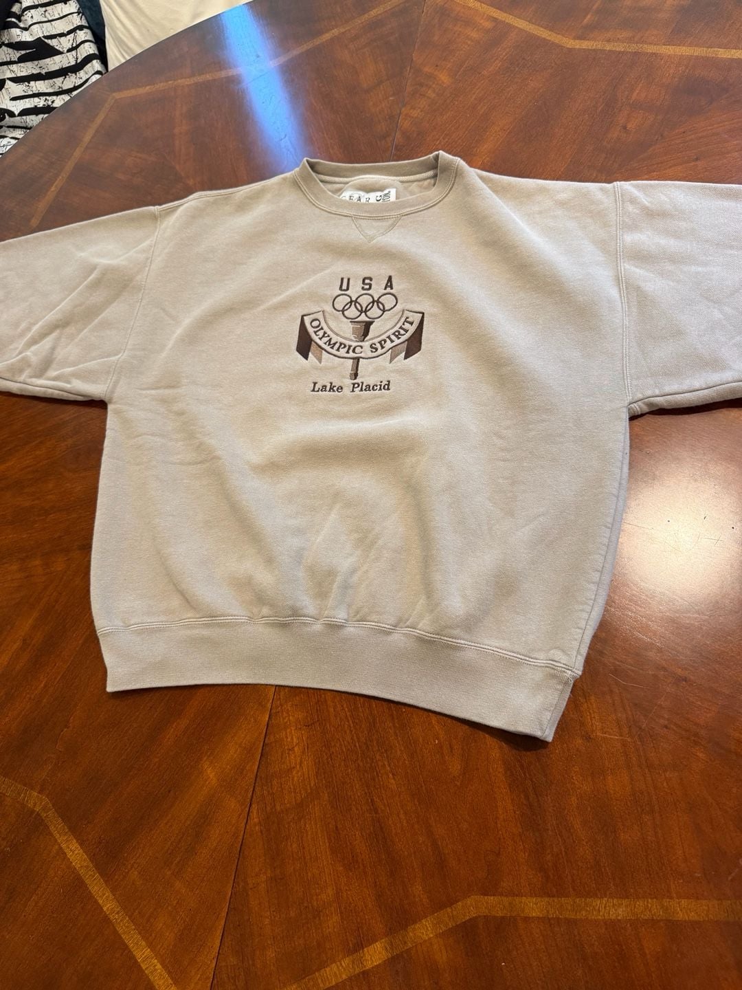 VINTAGE USA Gear For Sports Big Cotton USA Olympic Spirit Lake Placid Size M 5