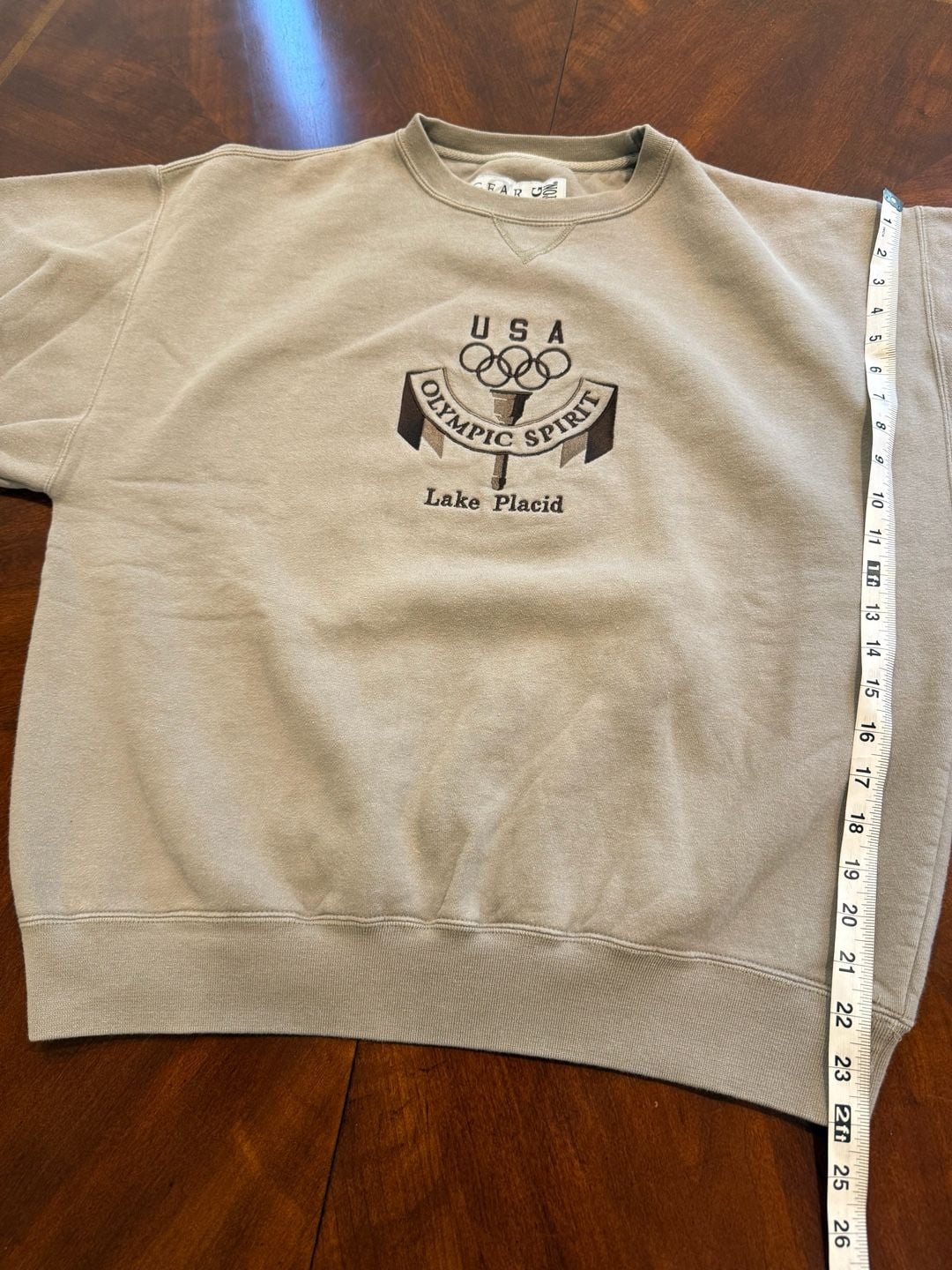 VINTAGE USA Gear For Sports Big Cotton USA Olympic Spirit Lake Placid Size M 7
