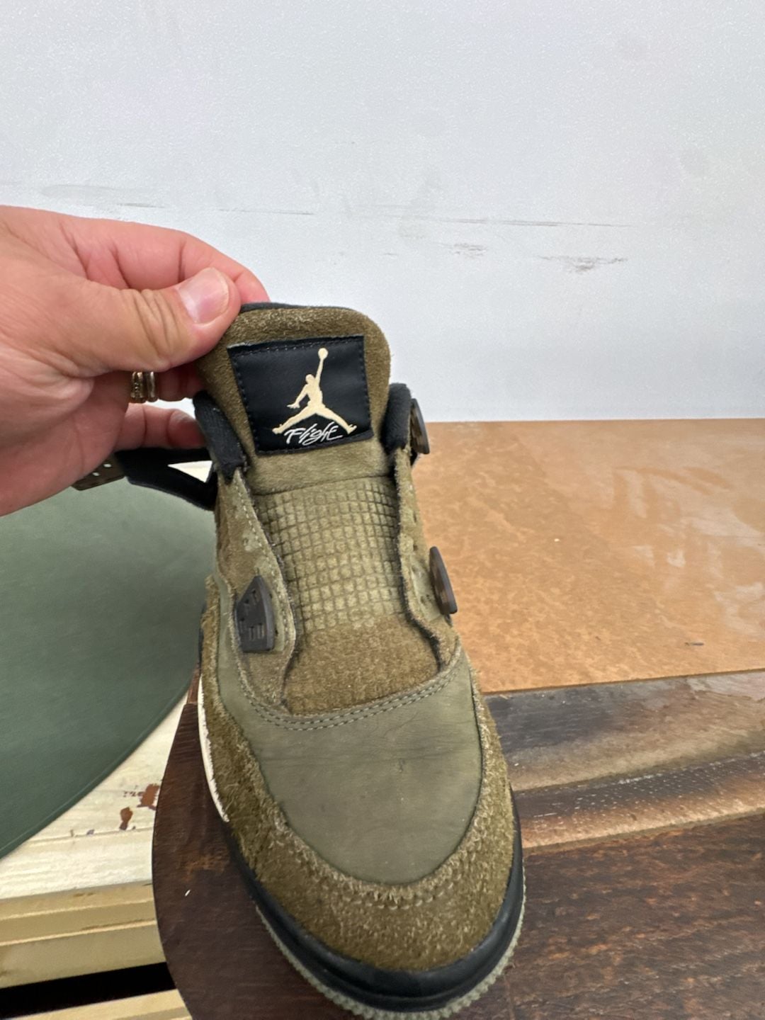 Jordan Air Jordan 4 Retro SE Craft Size 6Y Medium Olive 4