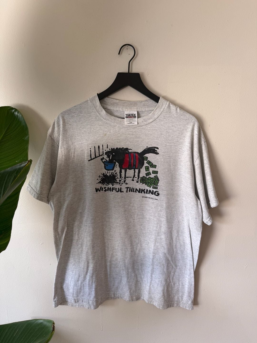 Tultex Jared Lee Studio Wishful Thinking T-Shirt Size L Gray 2
