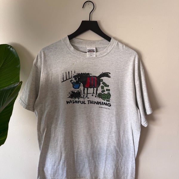 Tultex Jared Lee Studio Wishful Thinking T-Shirt Size L Gray