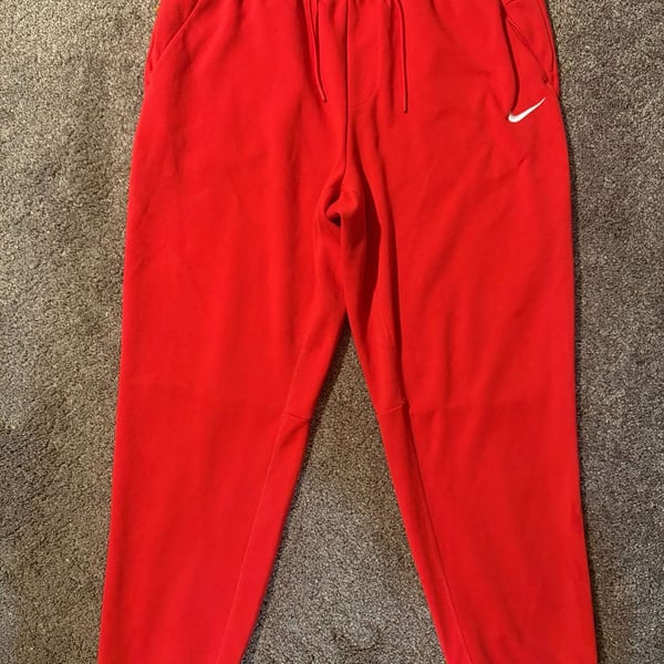 Nike Dri-Fit Pants Size L Red Sweatpants