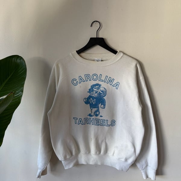 Galt Sand UNC Tar Heels Sweatshirt Size M White Vintage