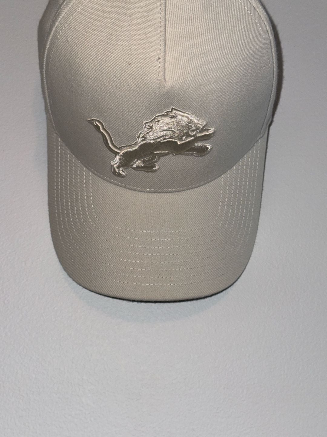 '47 Detroit Lions Clean Up OSFA Beige Baseball Hat Cap 3