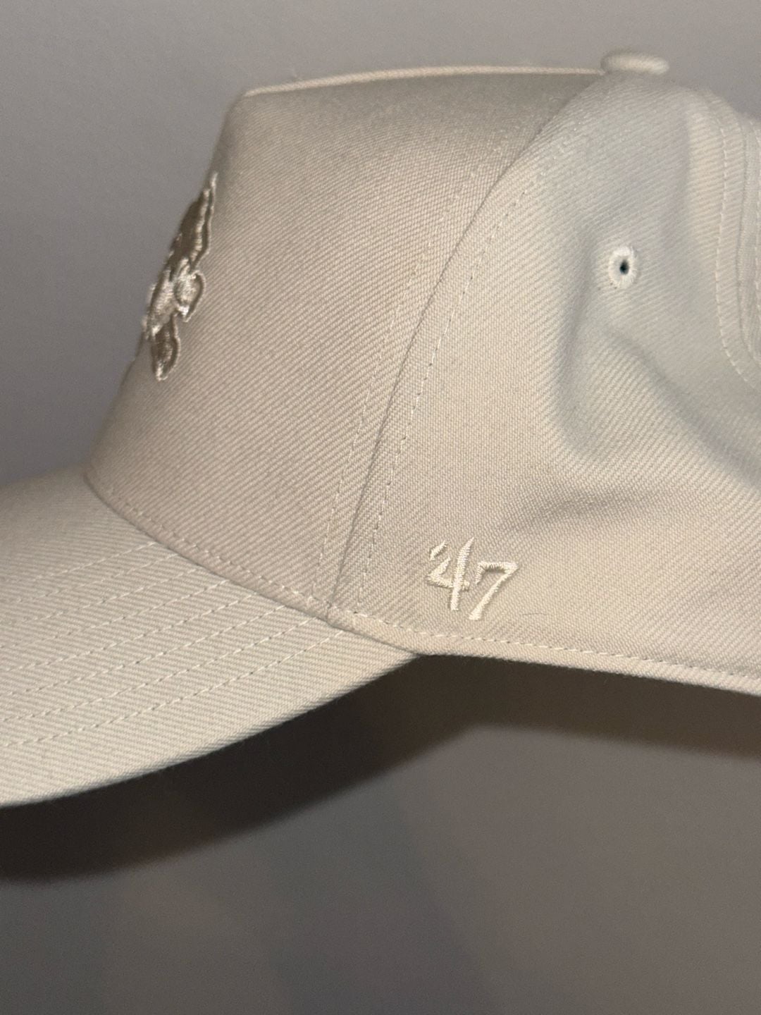 '47 Detroit Lions Clean Up OSFA Beige Baseball Hat Cap 4