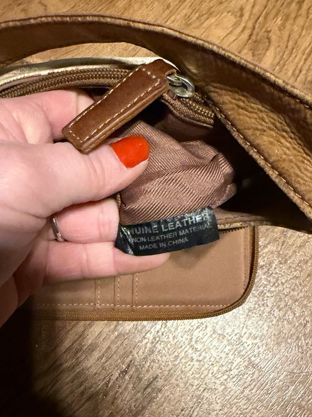 Fossil Coronado Vintage Travel Print Leather Shoulder Bag Multi 8