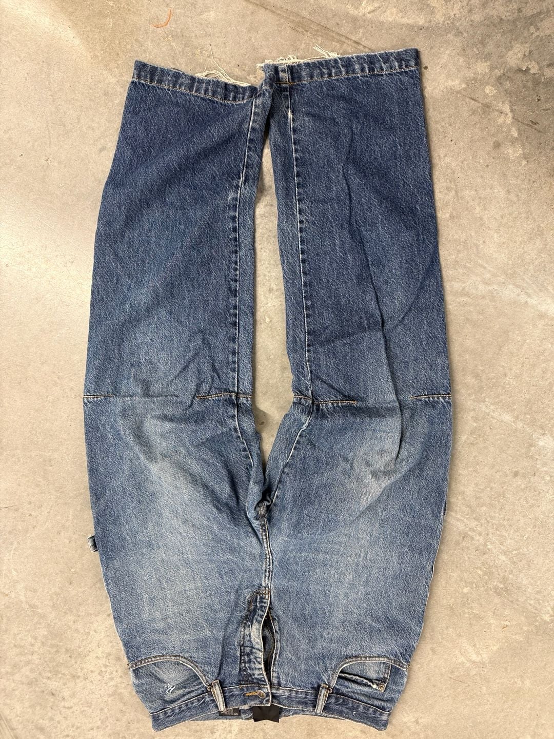 Rocawear Carpenter Jeans Size 34 Blue Cotton Denim Distressed Y2K 2