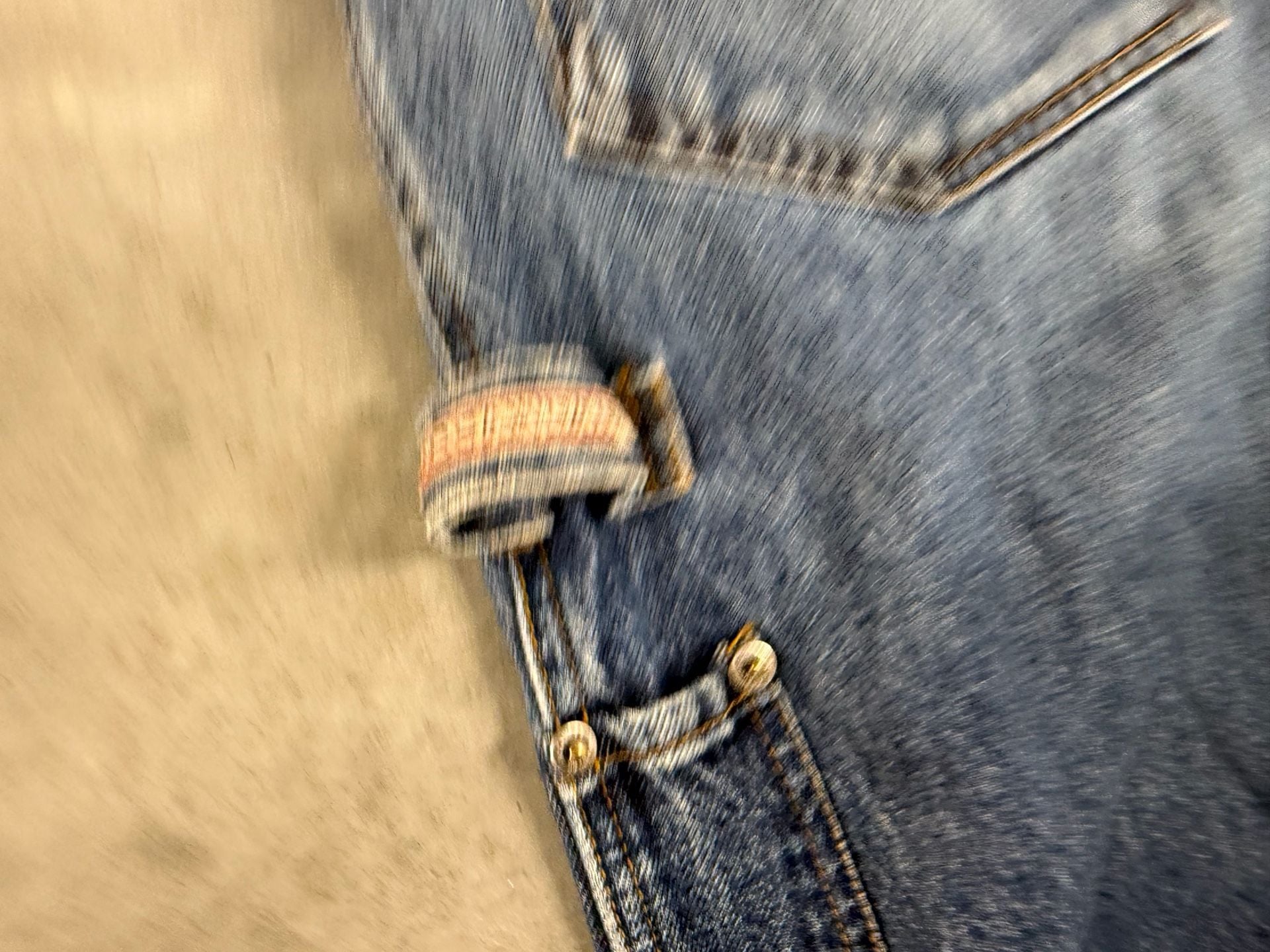 Rocawear Carpenter Jeans Size 34 Blue Cotton Denim Distressed Y2K 7