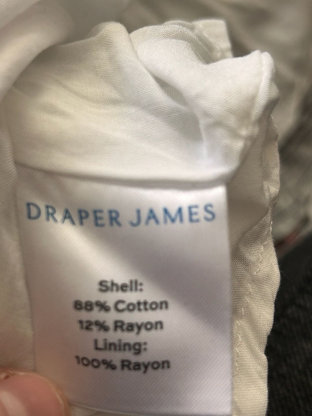 Draper James Smocked White Stripe Cherry Embroidered Peplum Blouse NWOT coquette 11