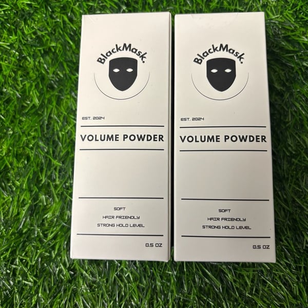 BlackMask Volume Powder Size 0.5 oz White Matte Finish Hair Styling