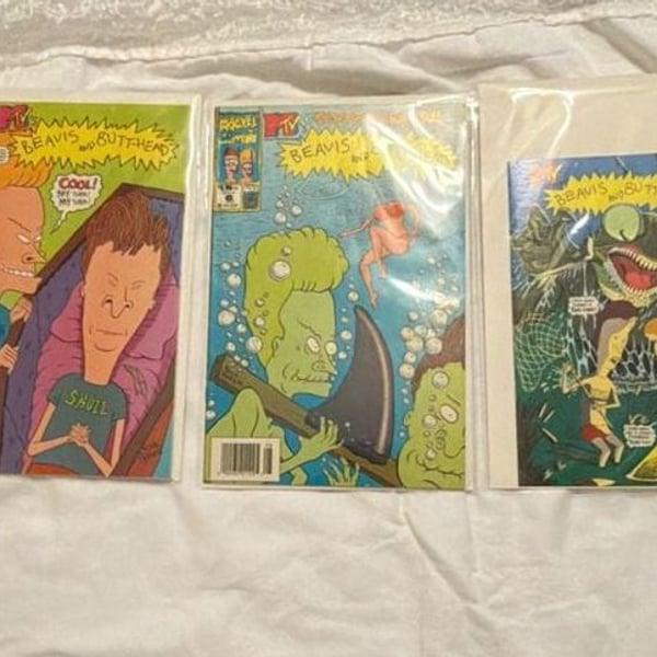 Marvel Beavis And Butt-Head Comic Book Lot Of 3