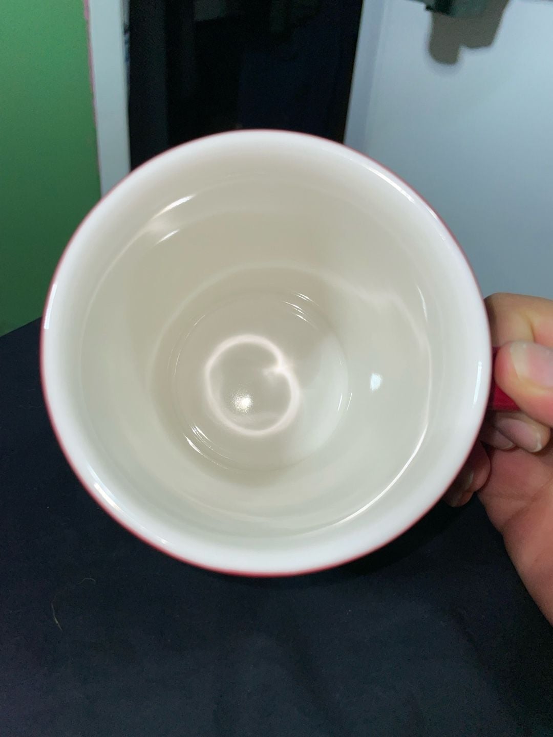 Starbucks Coffee Red Ceramic Mug 14 fl oz 2008 4