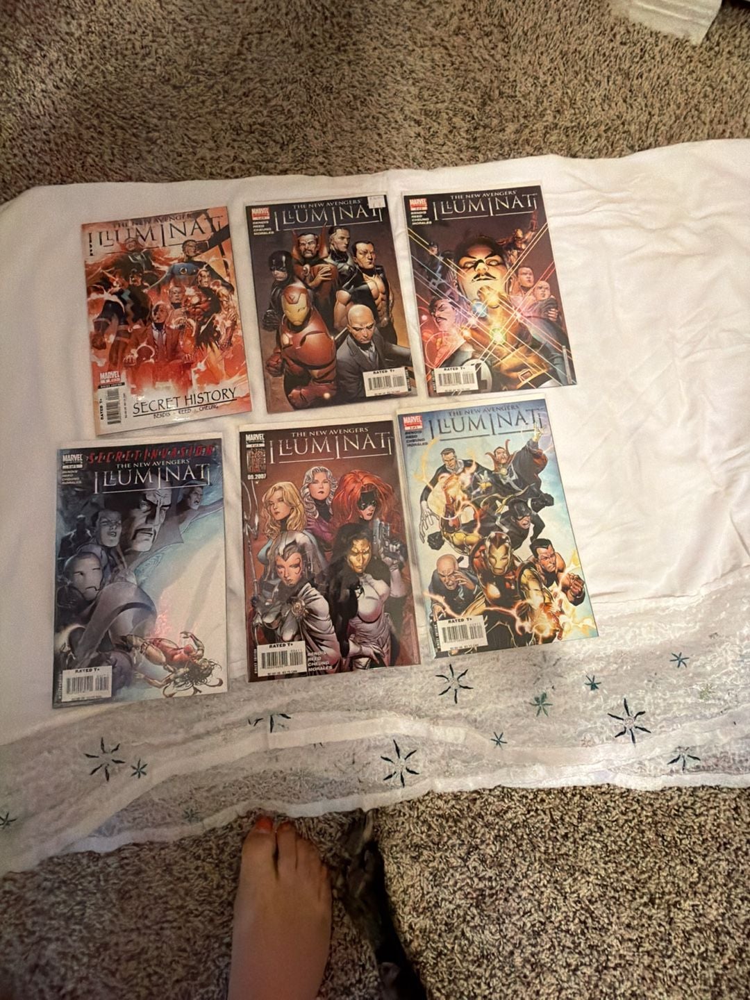 Marvel New Avengers Illuminati 1-5 Complete Set Comic Book Lot 6