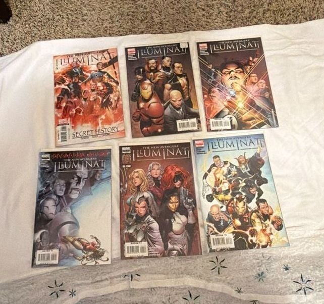 Marvel New Avengers Illuminati 1-5 Complete Set Comic Book Lot 1