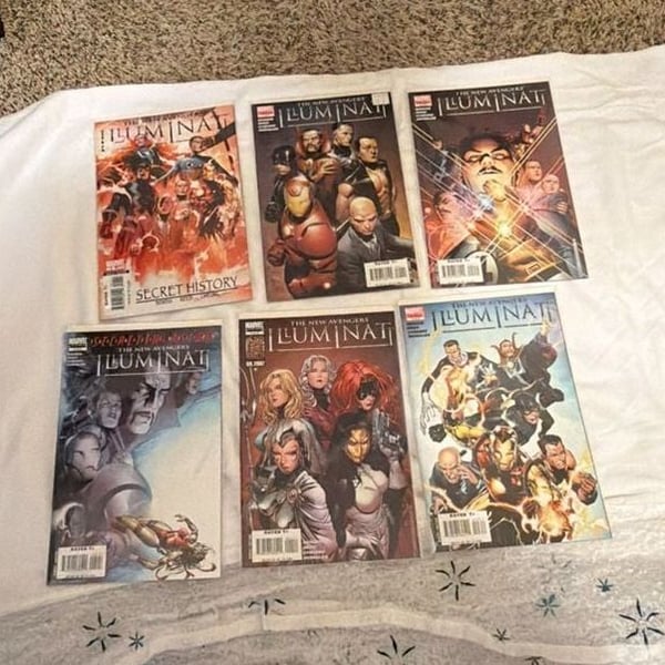 Marvel New Avengers Illuminati 1-5 Complete Set Comic Book Lot