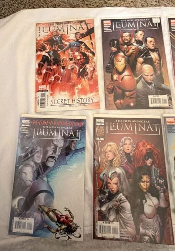 Marvel New Avengers Illuminati 1-5 Complete Set Comic Book Lot 3