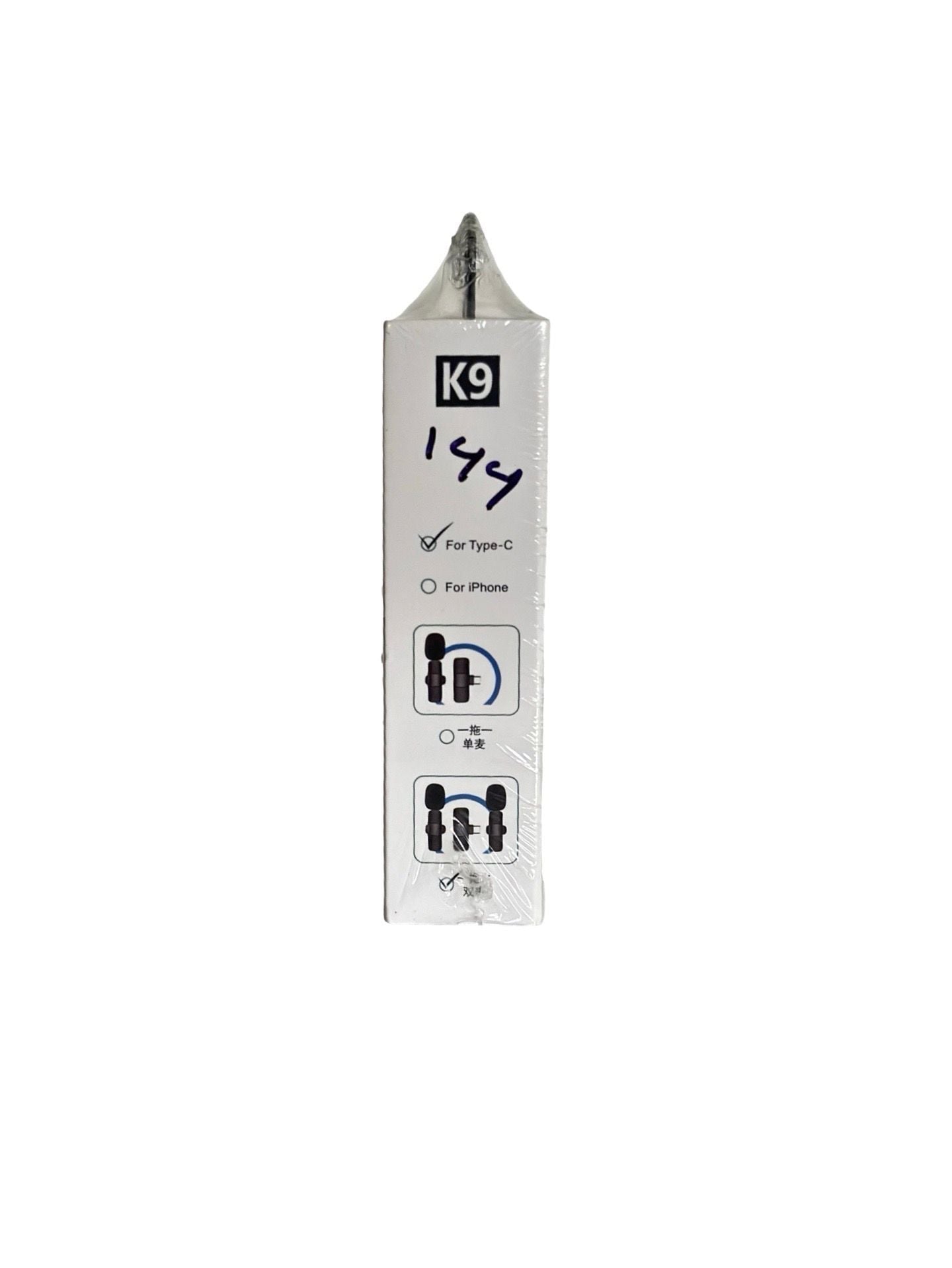 K9 Wireless Microphone System Plug and Play Lavalier Mic 6