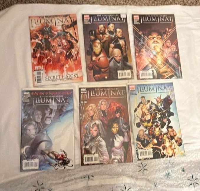 Marvel New Avengers Illuminati 1-5 Complete Set Comic Book Lot 8