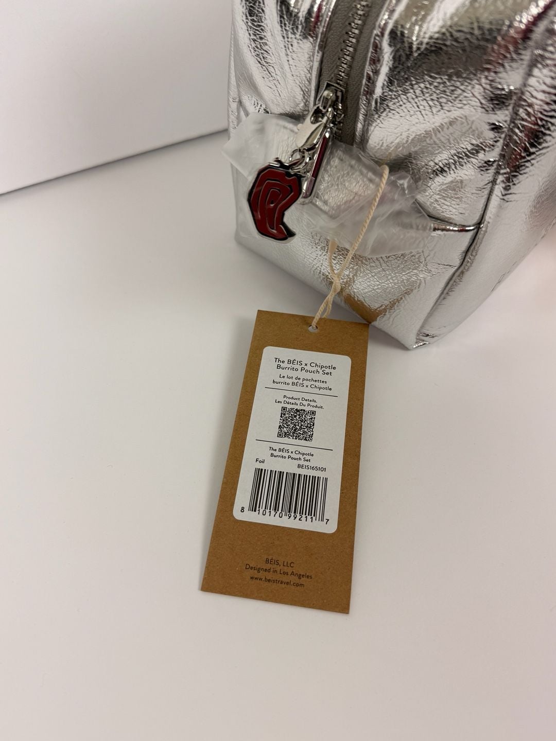BÉIS x Chipotle Burrito Pouch Set Foil 3