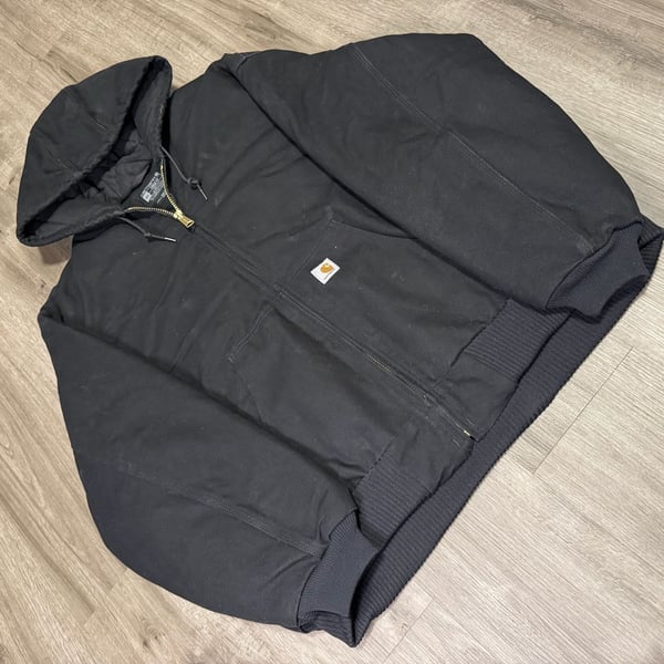 Carhartt Made in USA J0140 Black Active Jacket Quilt lined 3XL

