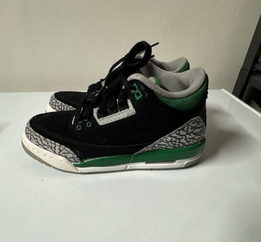 Jordan Air Jordan 3 Retro Size 5Y Pine Green Black 4