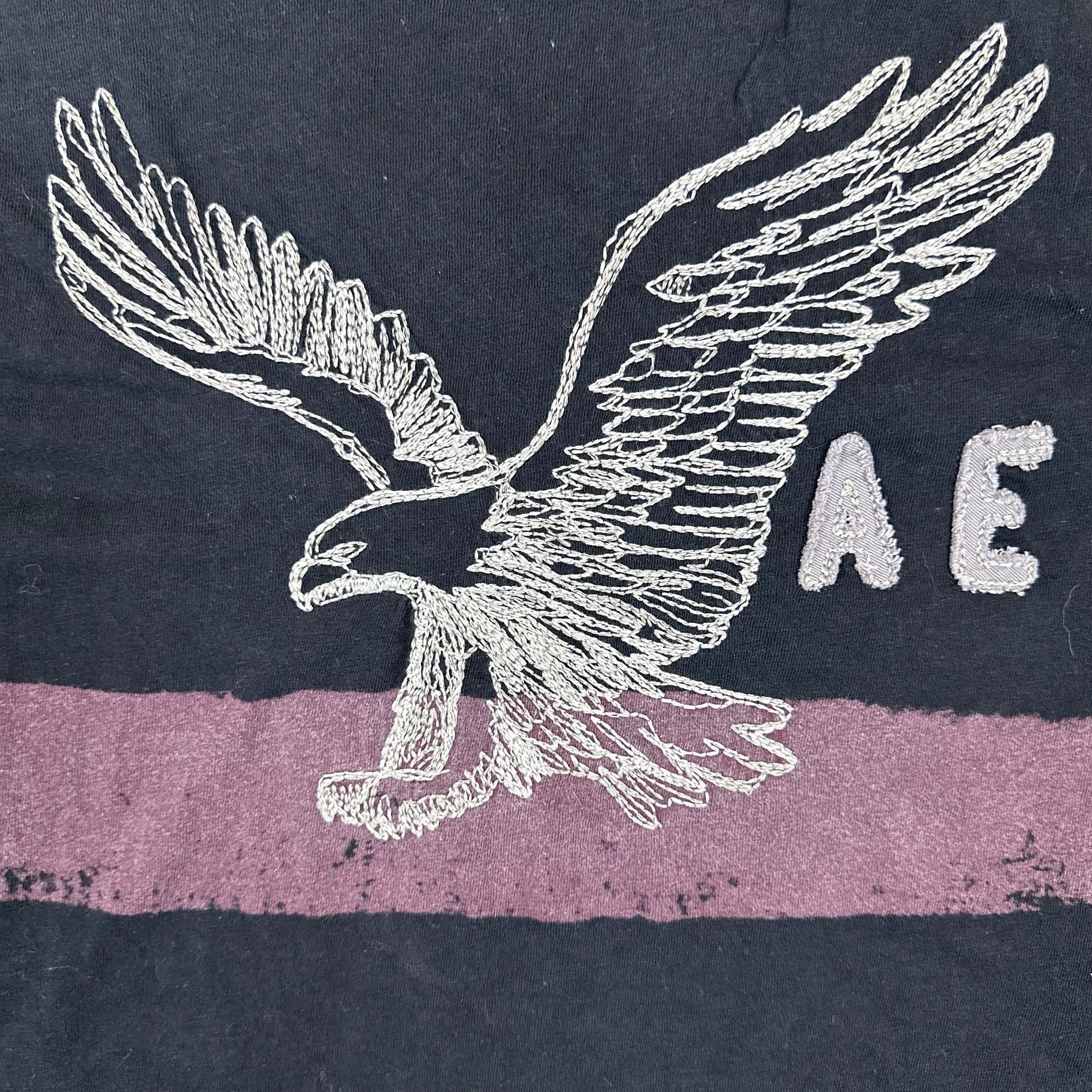American Eagle Outfitters Athletic Fit Graphic T-Shirt XXL Black 3