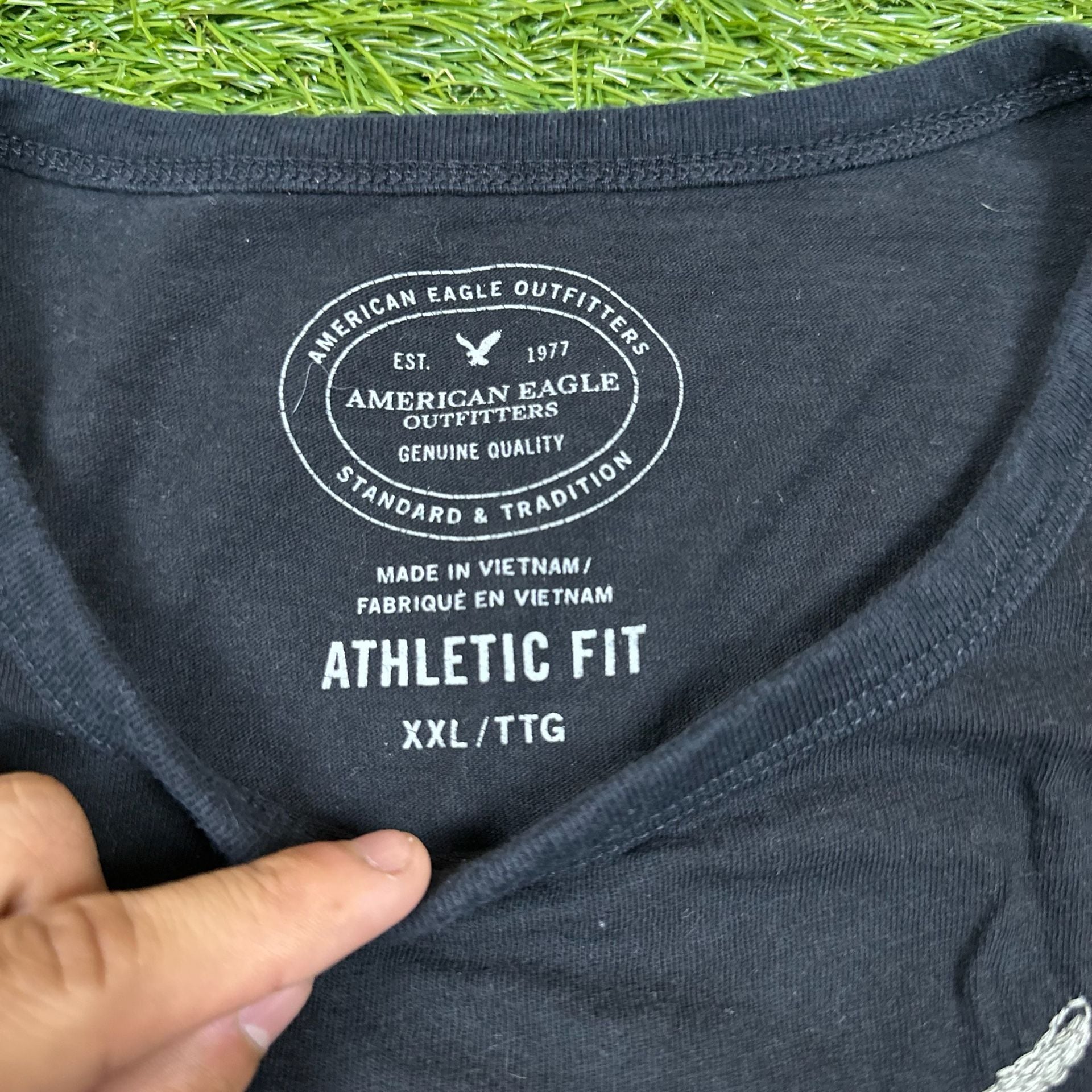 American Eagle Outfitters Athletic Fit Graphic T-Shirt XXL Black 4