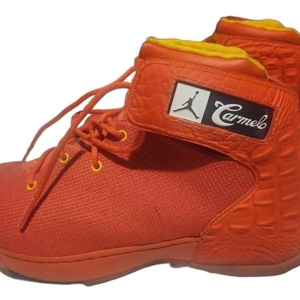 Jordan Air Jordan Melo 1.5 Orange Basketball Sneakers