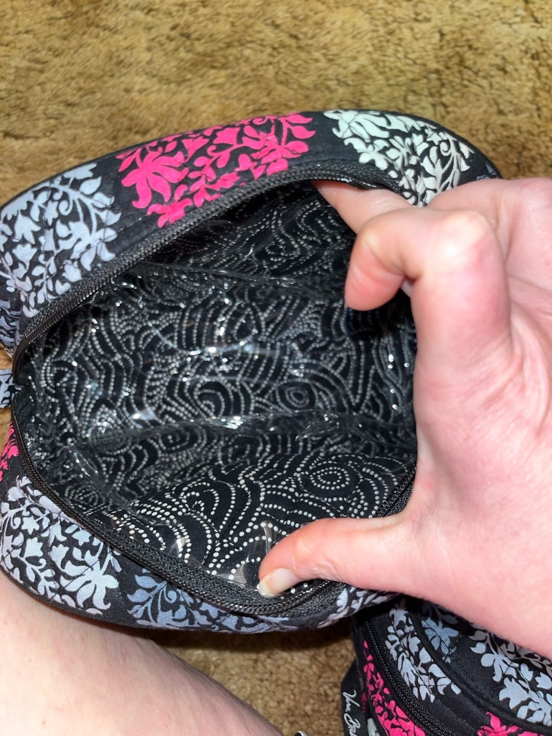 Vera Bradley Quilted Cosmetic Bag Set 3 Piece 5