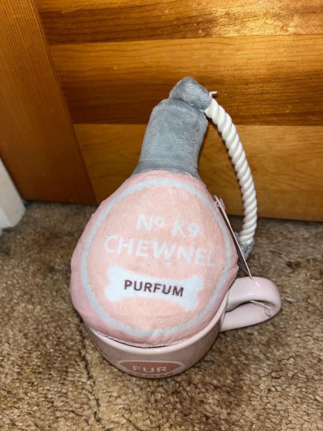 Vibrant Life Dog Toy & Mug Gift Set Size M Fur Mom No K9 Chewnel 2