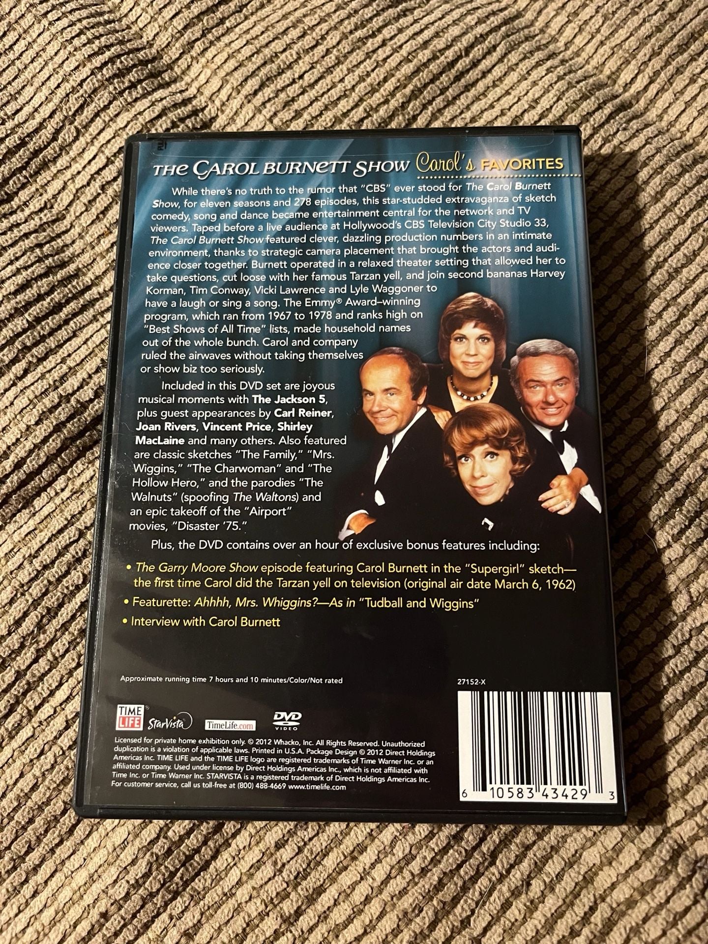 Time Life The Carol Burnett Show Carol's Favorites DVD 2