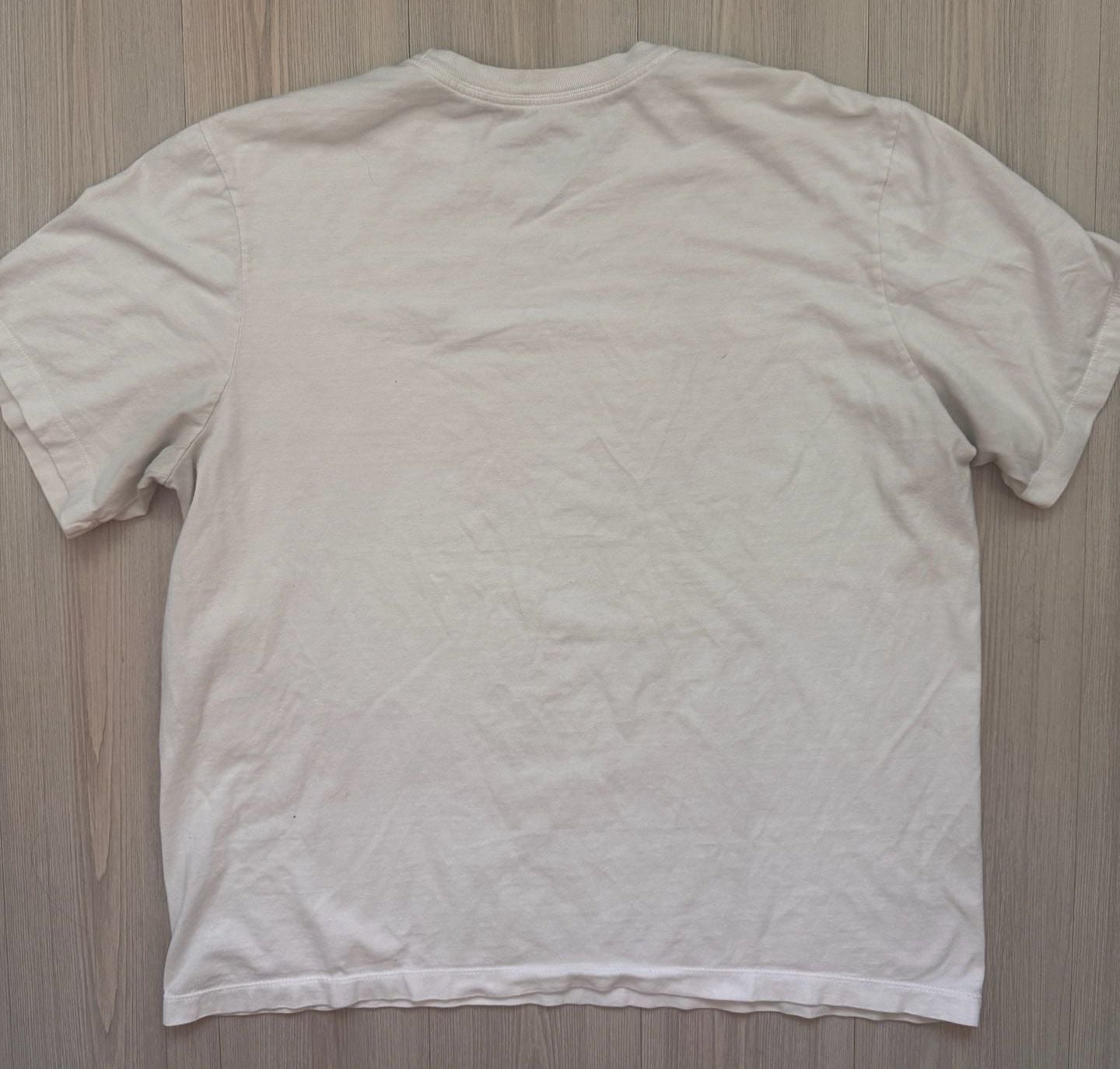 Nike The Nike Tee Size L Minimalist White T-Shirt Small Swoosh 8