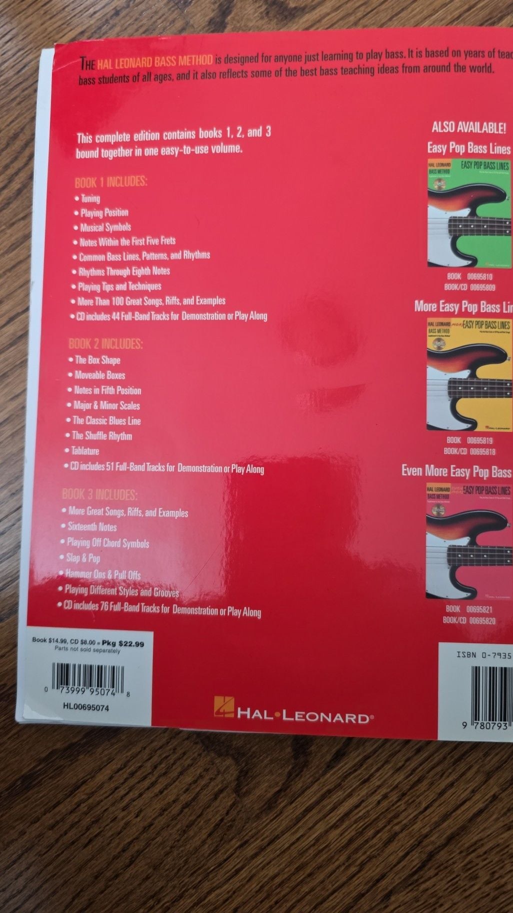 Hal Leonard Bass Method Complete Edition Books 1 2 and 3 with CDs 2