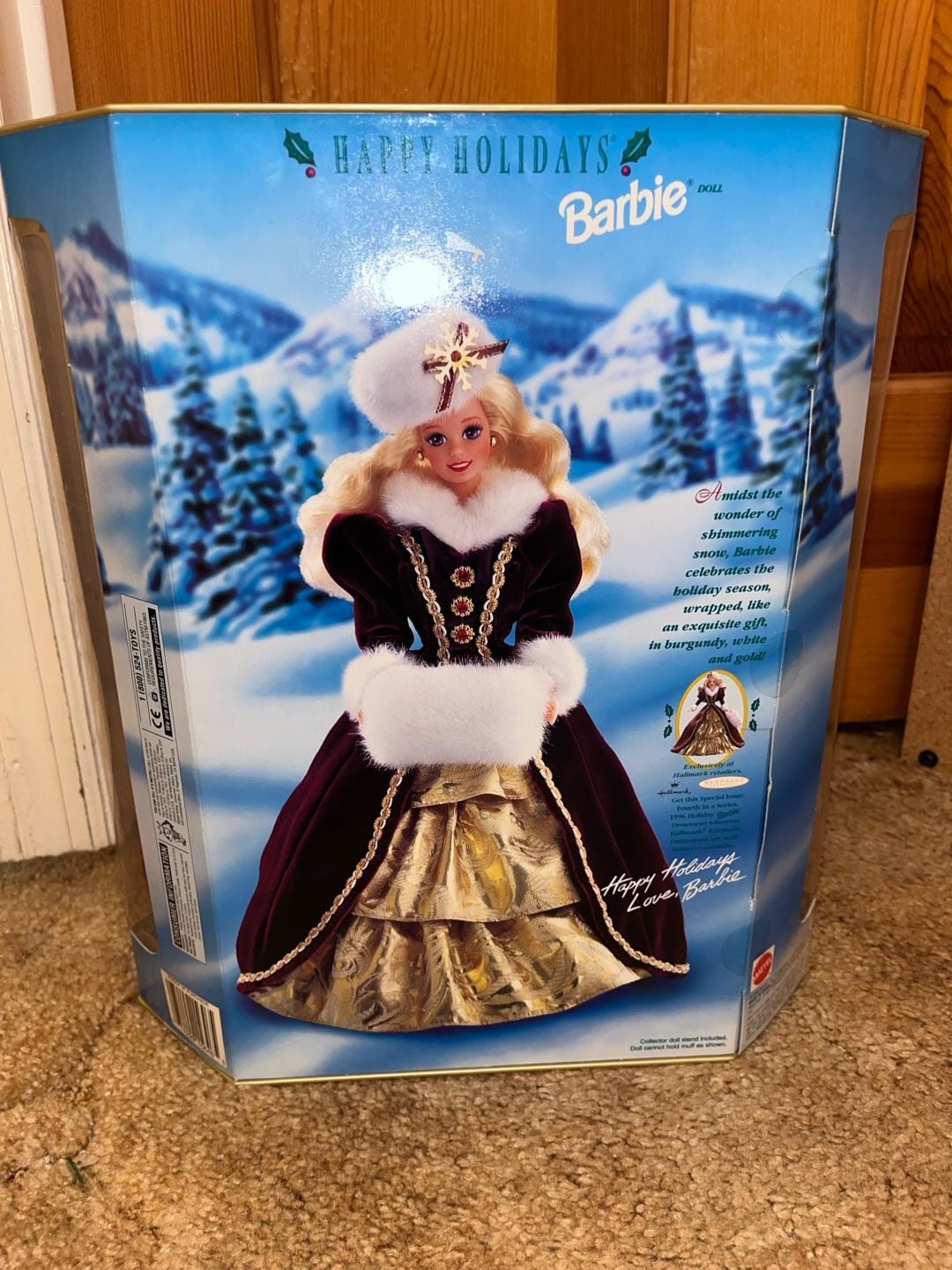 Mattel 1996 Happy Holidays Special Edition Barbie Doll #15646 NIB 4