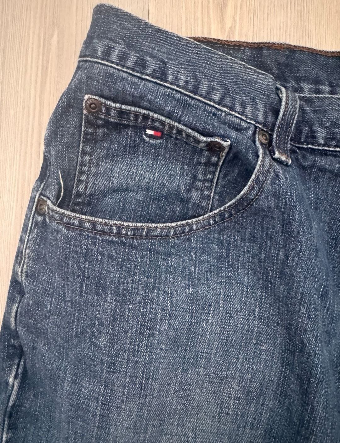 Vintage Y2K Retro Tommy Hilfiger Denim Shorts Size 40 Blue Cotton Jorts 3