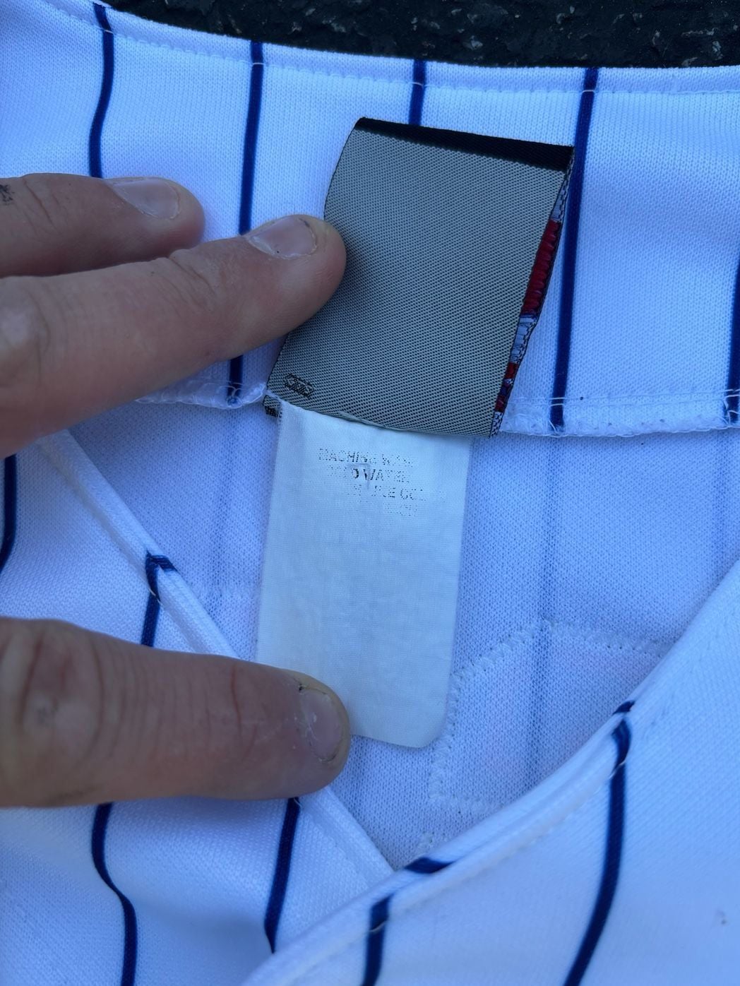 Majestic New York Mets McGraw 45 Baseball Jersey Pinstripe White 7