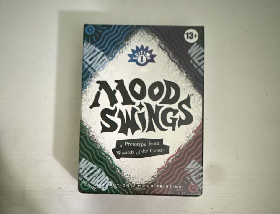 New in plastic—Wizards of the Coast Mood Swings 1st Edition Card Game 1