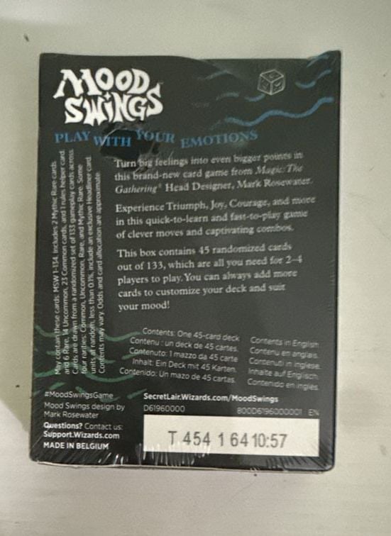 New in plastic—Wizards of the Coast Mood Swings 1st Edition Card Game 2
