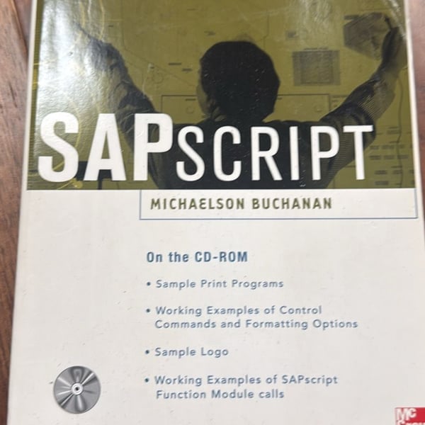 McGraw-Hill SAPscript by Michaelson Buchanan Book