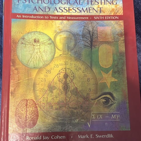 Psychological Testing and Assessment 6th Edition Textbook