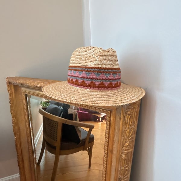 The Hats Company by Filippo Catarzi Hat 100% Straw Made In Italy