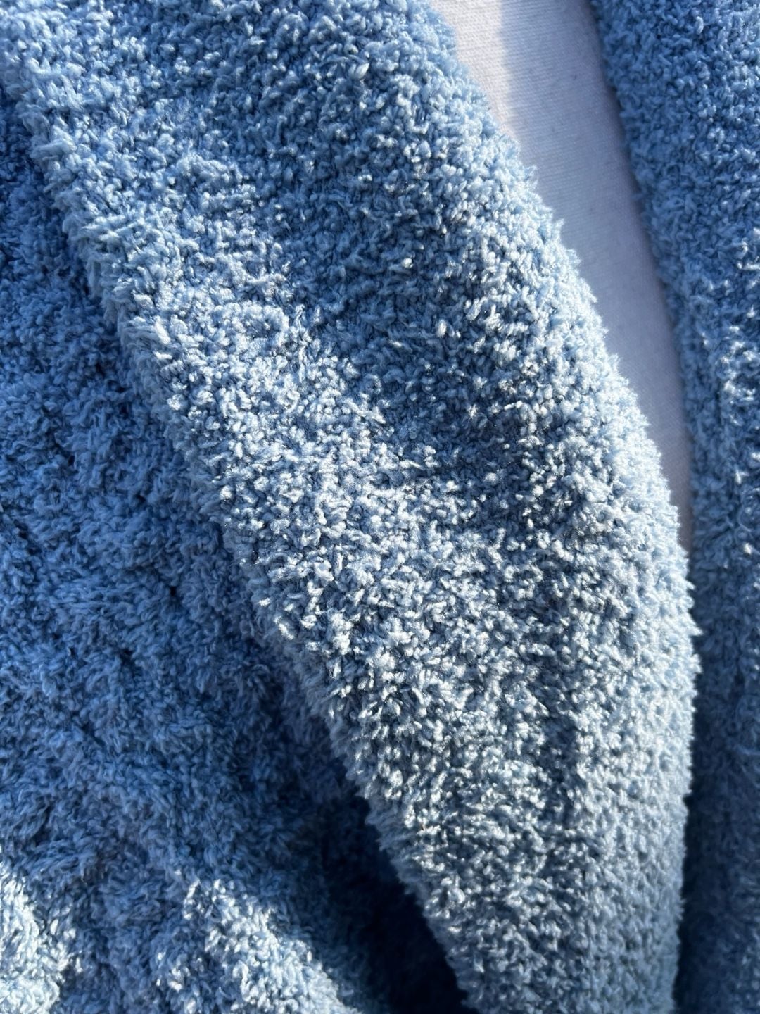 Sunday Citizen Snug Waffle Robe Blue 3