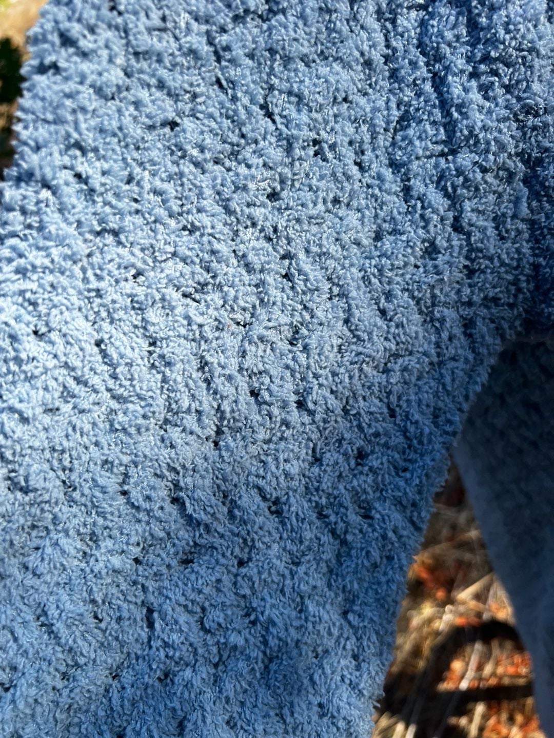 Sunday Citizen Snug Waffle Robe Blue 4